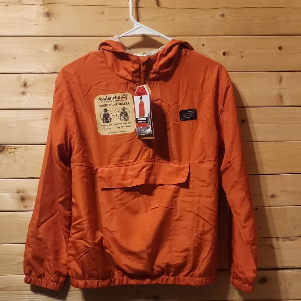 Kids Avalanche Jacket Size Medium 10/12 NEW Design Appears When Wet